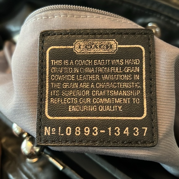 Coach black purse with duster bag - Picture 10 of 10